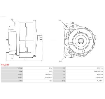 generátor AS-PL A01076S