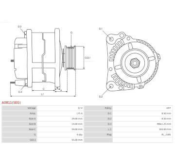 generátor AS-PL A0811(SEG)