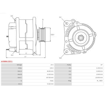 generátor AS-PL A0886(SEG)