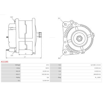 generátor AS-PL A1116S
