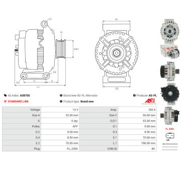 generátor AS-PL A3875S