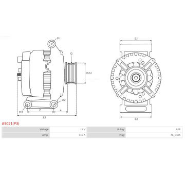 generátor AS-PL A9021(P3)