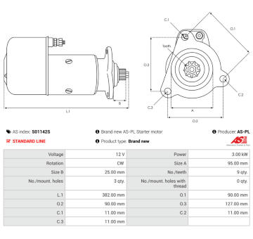 żtartér AS-PL S01142S