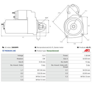 żtartér AS-PL S0699PR