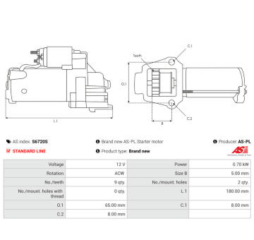 żtartér AS-PL S6720S
