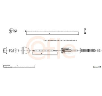 Lanko plynu COFLE 10.0383