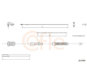 Lanko plynu COFLE 10.0384