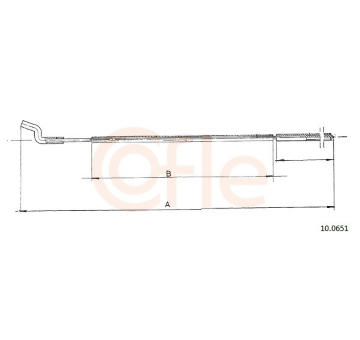 Lanko plynu COFLE 10.0651