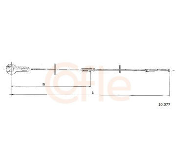 Lanko plynu COFLE 10.077