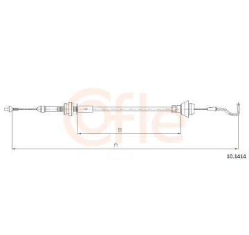 Lanko plynu COFLE 10.1414