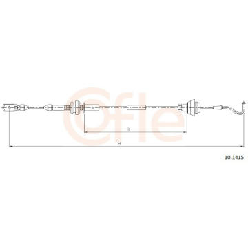 Lanko plynu COFLE 10.1415