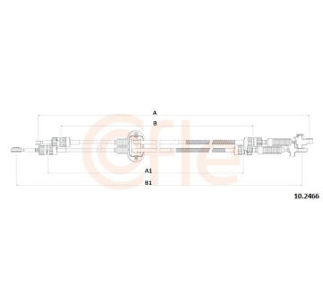 Lanko ručnej prevodovky COFLE 10.2466