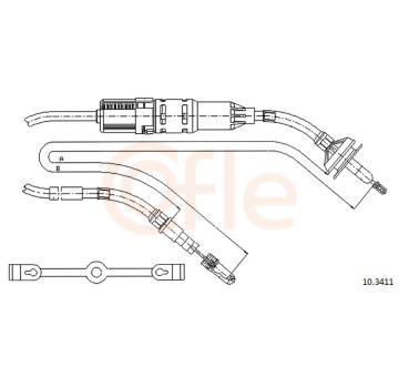 Tazne lanko, ovladani spojky COFLE 10.3411