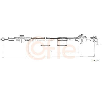 Lanko plynu COFLE 11.0123