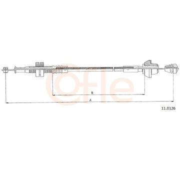 Lanko plynu COFLE 11.0126