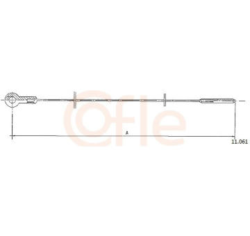 Lanko plynu COFLE 11.061