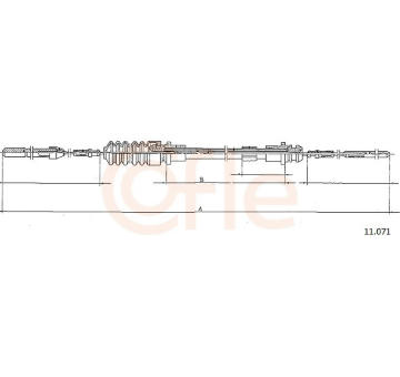 Lanko plynu COFLE 11.071