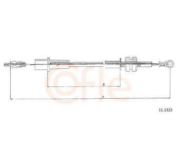 Lanko plynu COFLE 11.1323
