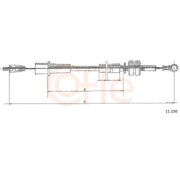 Lanko plynu COFLE 11.150