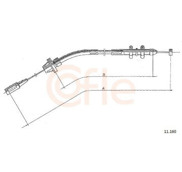 Lanko plynu COFLE 11.160