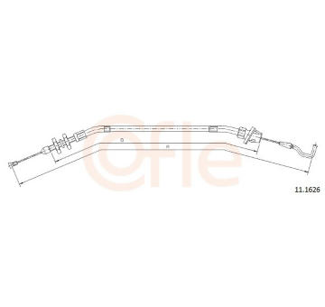 Lanko plynu COFLE 11.1626