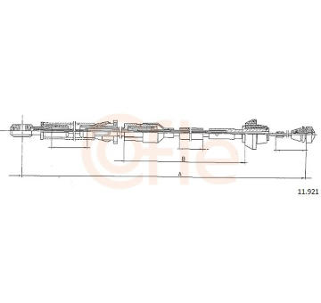 Lanko plynu COFLE 11.921