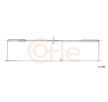 Táhlo klapek vytápění COFLE 12.500