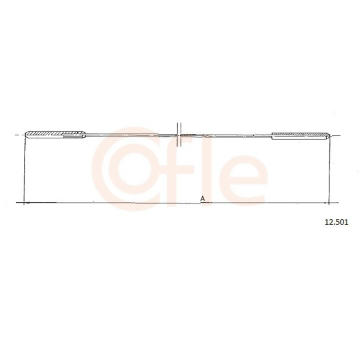 Táhlo klapek vytápění COFLE 12.501