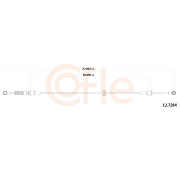 Lanko ručnej prevodovky COFLE 12.7284