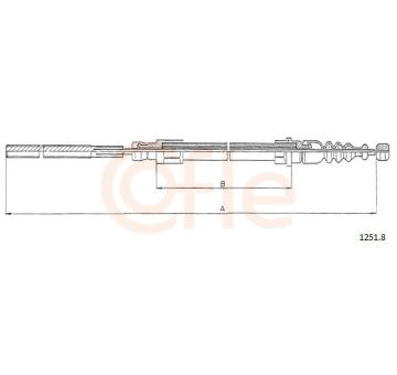 Tazne lanko, parkovaci brzda COFLE 1251.8