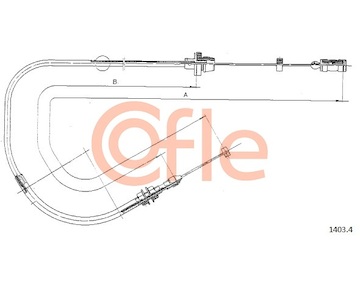 Lanko plynu COFLE 1403.4