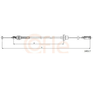 Lanko plynu COFLE 1403.7
