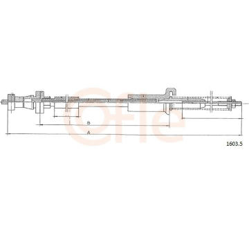 Lanko plynu COFLE 1603.5