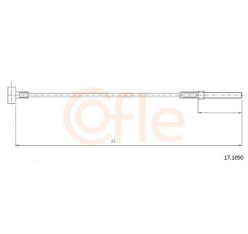 Tažné lanko, parkovací brzda COFLE 17.1090