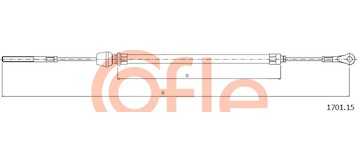 Tažné lanko, parkovací brzda COFLE 1701.15