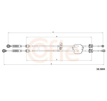 Tazne lanko, rucni prevodovka COFLE 18.1804