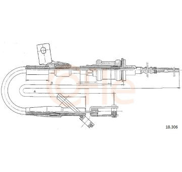 Tazne lanko, ovladani spojky COFLE 18.306