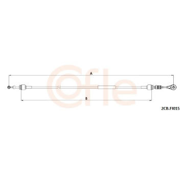 Tazne lanko, rucni prevodovka COFLE 2CB.FI015
