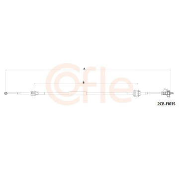 Lanko ručnej prevodovky COFLE 2CB.FI035