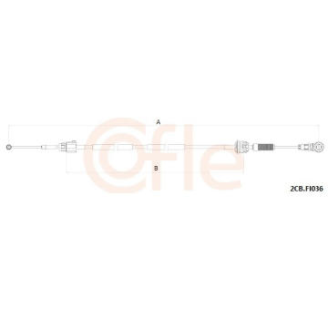 Lanko ručnej prevodovky COFLE 2CB.FI036