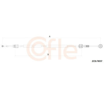 Lanko ručnej prevodovky COFLE 2CB.FI037