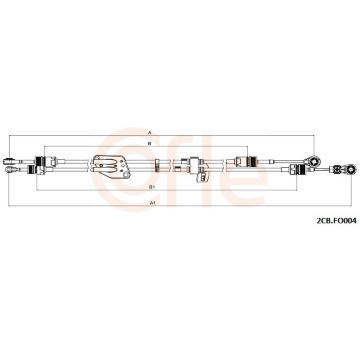 Lanko ručnej prevodovky COFLE 2CB.FO004