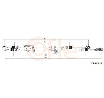 Tazne lanko, rucni prevodovka COFLE 2CB.FO010