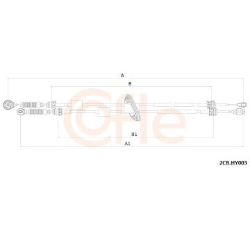 Tazne lanko, rucni prevodovka COFLE 2CB.HY003