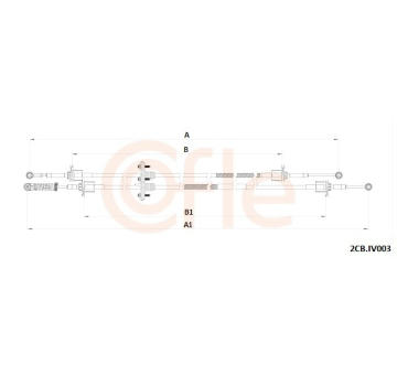 Tazne lanko, rucni prevodovka COFLE 2CB.IV003