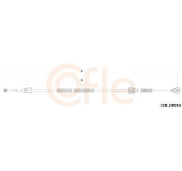 Tazne lanko, rucni prevodovka COFLE 2CB.OP010