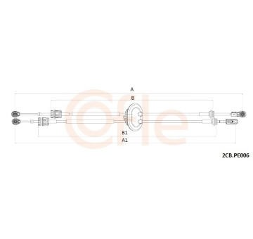 Tazne lanko, rucni prevodovka COFLE 2CB.PE006
