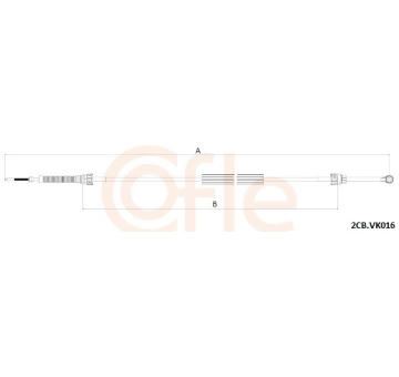 Tazne lanko, rucni prevodovka COFLE 2CB.VK016