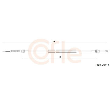Tazne lanko, rucni prevodovka COFLE 2CB.VK017