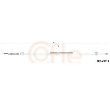 Lanko ručnej prevodovky COFLE 2CB.VK019